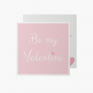 Felicitare personalizată Ziua Îndrăgostiților cu Panda, 14x14 cm