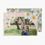 Felicitare personalizată Flowers for you, 15x10 cm