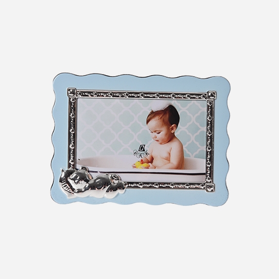 Ramka aluminiowa_ro albastru pentru copii, 10x15 cm
