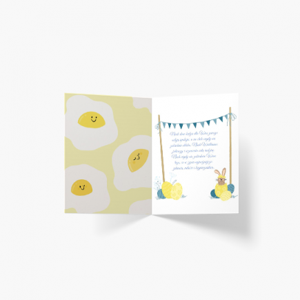 Felicitare personalizată Paște fericit 2, 20x30 cm