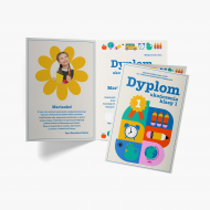 Diplomă pliabilă Diploma Culori, 20x30 cm