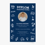 Poster, Diplomă de elev model, 20x30 cm