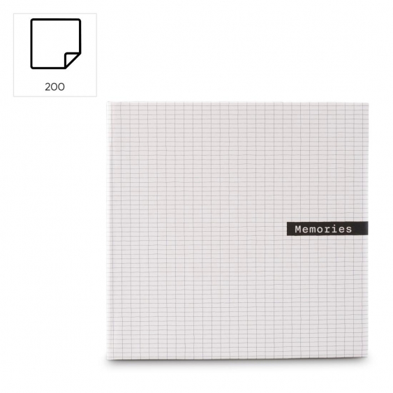 Album foto DESIGNLINE II MEMO CHECK 200 de fotografii, 10x15 cm