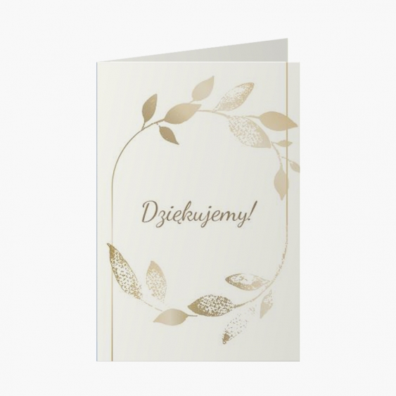 Felicitare personalizată Mulțumesc, 20x30 cm