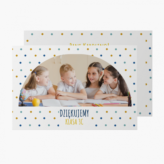 Felicitare personalizată Clasa noastră, 15x10 cm