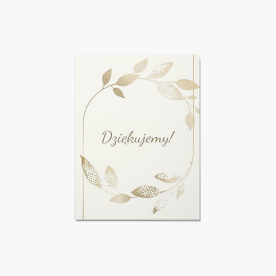 Felicitare personalizată Mulțumesc, 10x15 cm