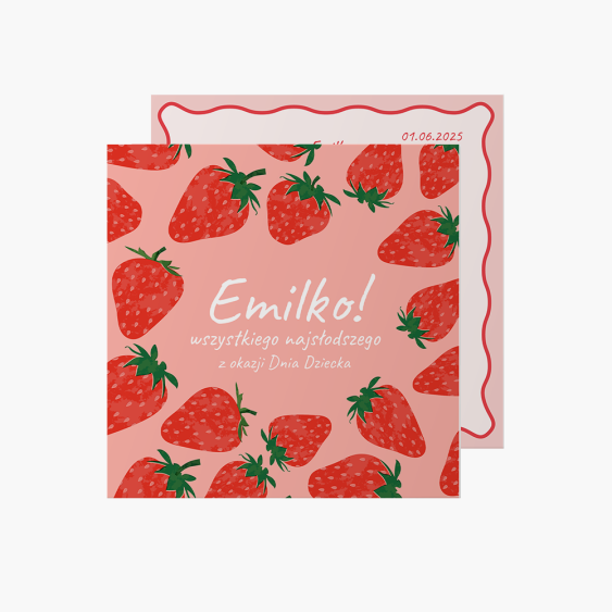 Felicitare personalizată Ziua Copilului, 14x14 cm