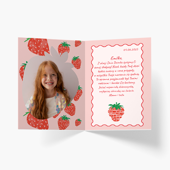Felicitare personalizată Ziua Copilului, 20x30 cm