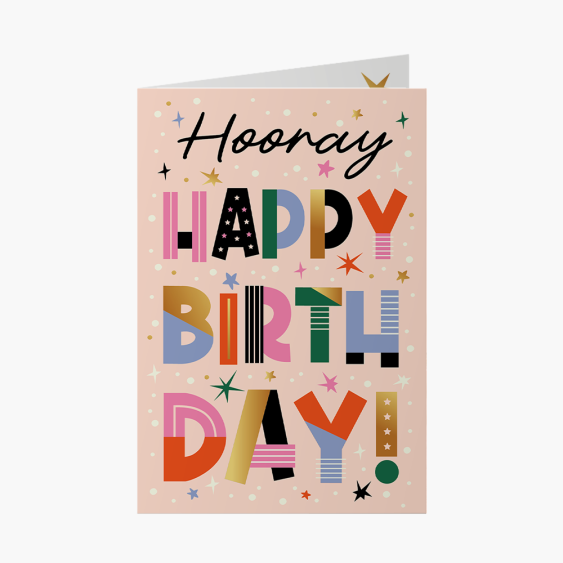Felicitare personalizată La mulți ani, 20x30 cm
