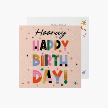 Felicitare personalizată La mulți ani, 14x14 cm