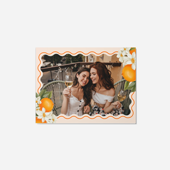 Felicitare personalizată Tropical, 15x10 cm
