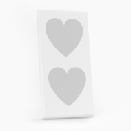 Tablou, Panorama 2 poze in inimi, 50x100 cm