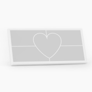 Tablou, Panorama 5 poze in inima, 100x50 cm