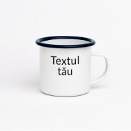 Cană, Cană Emailată Textul tău