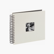 Album tip lipire FINE ART 50 de pagini ALB file negre, 28x24 cm