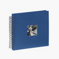 Album tip lipire FINE ART 50 pagini ALBASTRU file negre, 28x24 cm