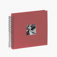 Album tip lipire FINE ART 50 de pagini BORDO coli negre, 28x24 cm