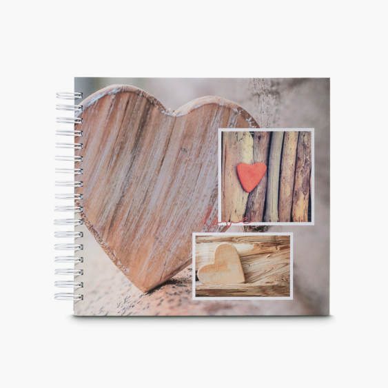 Album tip lipire SPIRAL CATANIA ROȘU 50 pagini, 10x15 cm