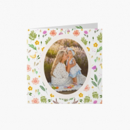 Felicitare personalizată Paste Folk, 14x14 cm