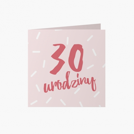Felicitare personalizată Pentru a 30-a mea aniversare, 14x14 cm