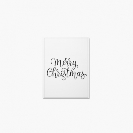 Felicitare personalizată Crăciun Fericit!, 10x15 cm