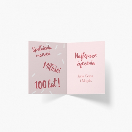 Felicitare personalizată Pentru a 30-a mea aniversare, 10x15 cm