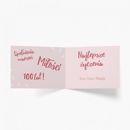 Felicitare personalizată Pentru a 30-a mea aniversare, 15x10 cm