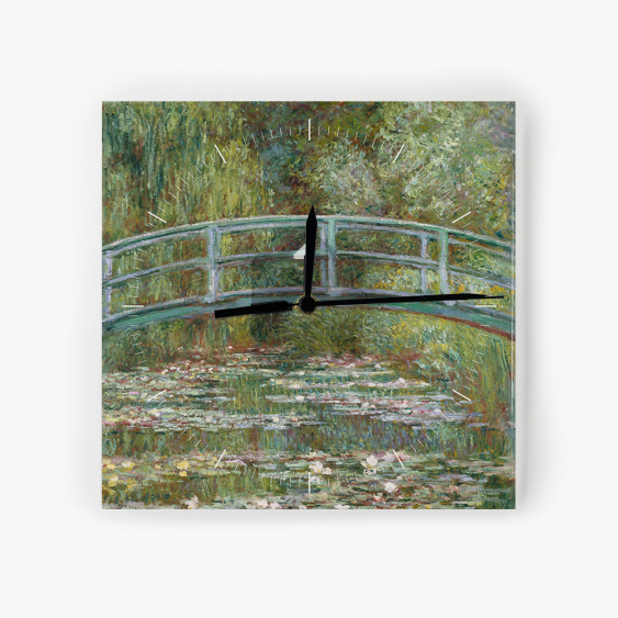 Ceas, Monet - Pod peste iazul cu nuferi