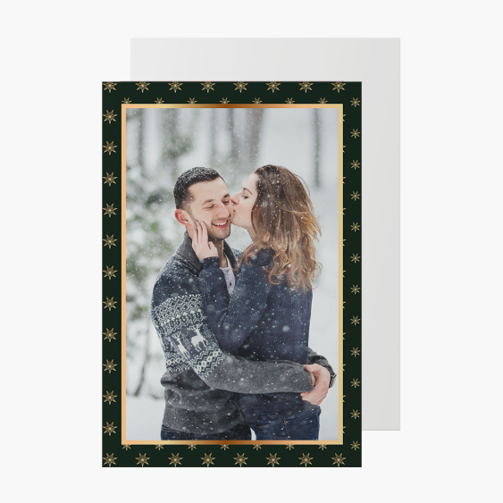 Felicitare personalizată Eleganță Evergreen 3, 10x15 cm