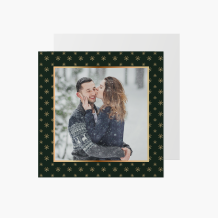 Felicitare personalizată Eleganță Evergreen 3, 14x14 cm