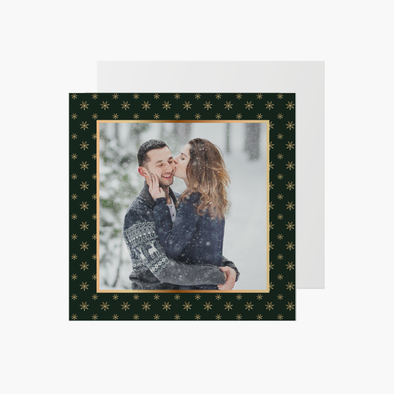 Felicitare personalizată Eleganță Evergreen 3, 14x14 cm