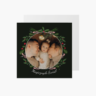 Felicitari personalizate Joyful Time Christmas Magic, 14x14 cm