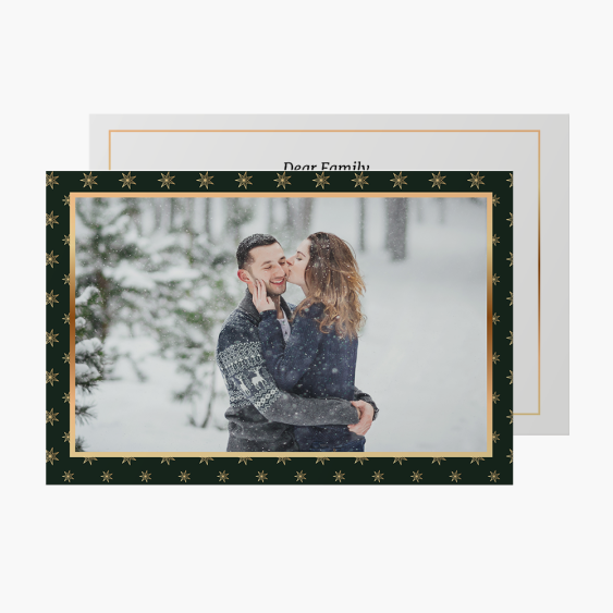 Felicitare personalizată Eleganță Evergreen 3, 15x10 cm