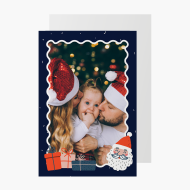 Felicitari personalizate Joyful Time Santa, 10x15 cm