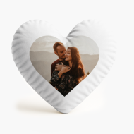 Pernă 3D personalizată, catifea, Inima, 33x33 cm