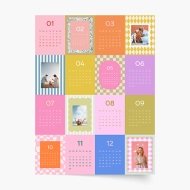 Kalendarz jednostronny, Vibrant Days, 50x70 cm