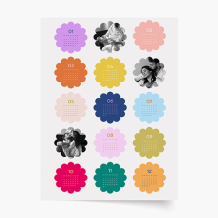 Kalendarz jednostronny, Clipe Colorate, 40x60 cm