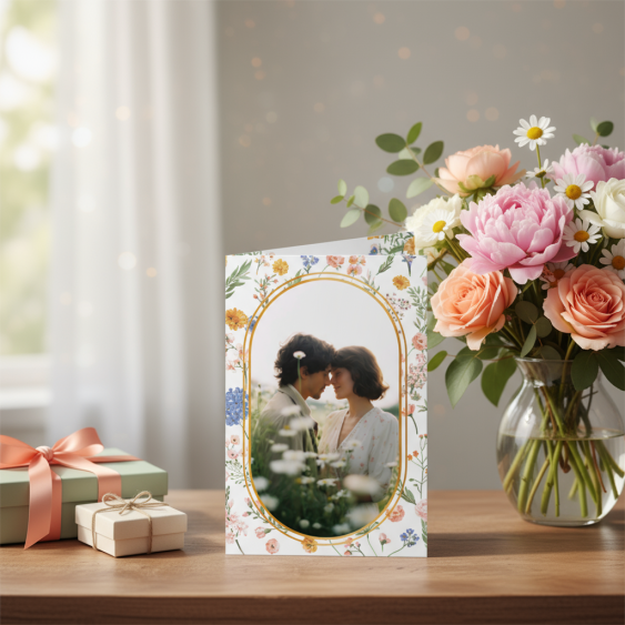 Felicitare personalizată Primăvară delicată, 20x30 cm