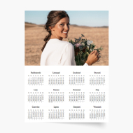 Calendar de perete, Proiectul tău calendar cu o pagină, 30x40
