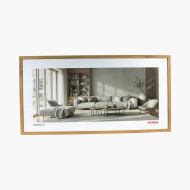 Ramă foto panoramică 100 × 50 cm – stejar, 100x50 cm