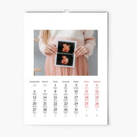 Calendar de perete, Proiectul dumneavoastră, 20x30-A4 cm
