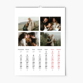 Calendar de perete, Proiectul dumneavoastră, 20x30-A4 cm