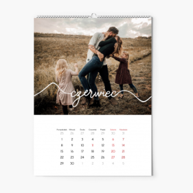 Calendar de perete, Familial, 30x40-A3 cm