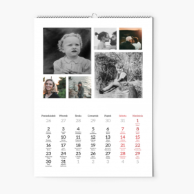 Calendar de perete, Capturează amintiri, 20x30-A4 cm