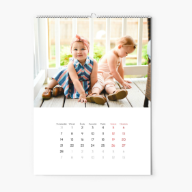 Calendar de perete, Designul calendarului tău, 20x30-A4 cm