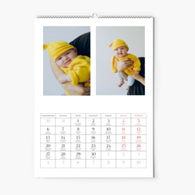 Calendar de perete, Calendarul copiilor tăi, 30x40-A3 cm
