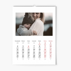 Calendar de perete, Universal, 20x30-A4 cm