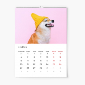 Calendar de perete, Calendarul tău modern, 30x40-A3 cm