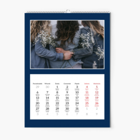 Calendar de perete, Calendar elegant, 20x30-A4 cm