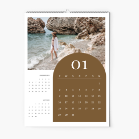 Calendar de perete, Trei luni, 20x30-A4 cm